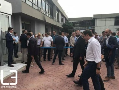 Ο Αλέξης Τσίπρας συναντά τη διοίκηση της ΔΕΘ-Helexpo (φώτο)